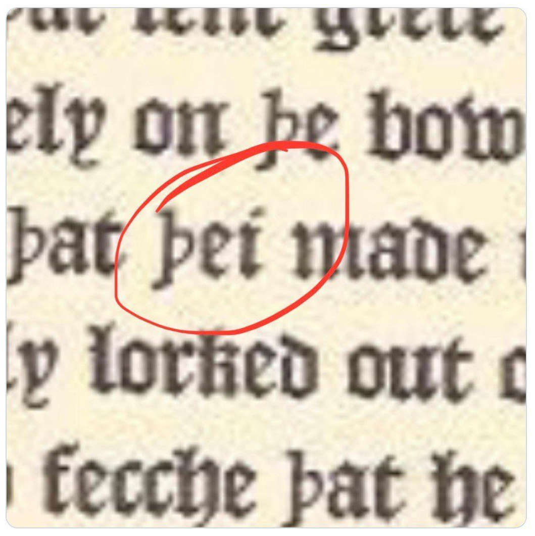 Close-up on “they” from William & the Werewolf (1375)