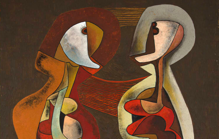 Détail de Cecil Skotnes, « Conversation », 2008.