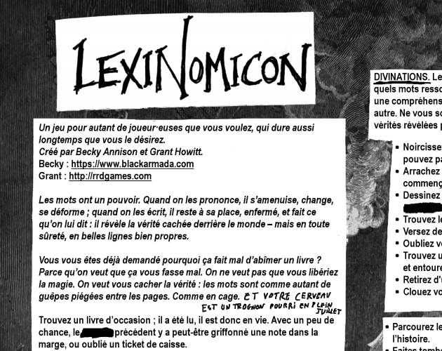 Lexinomicon - VF - Détail.